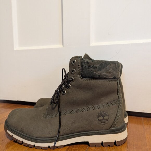 Men's Olive Green Timberland Boots Size 8 - Picture 4 of 8